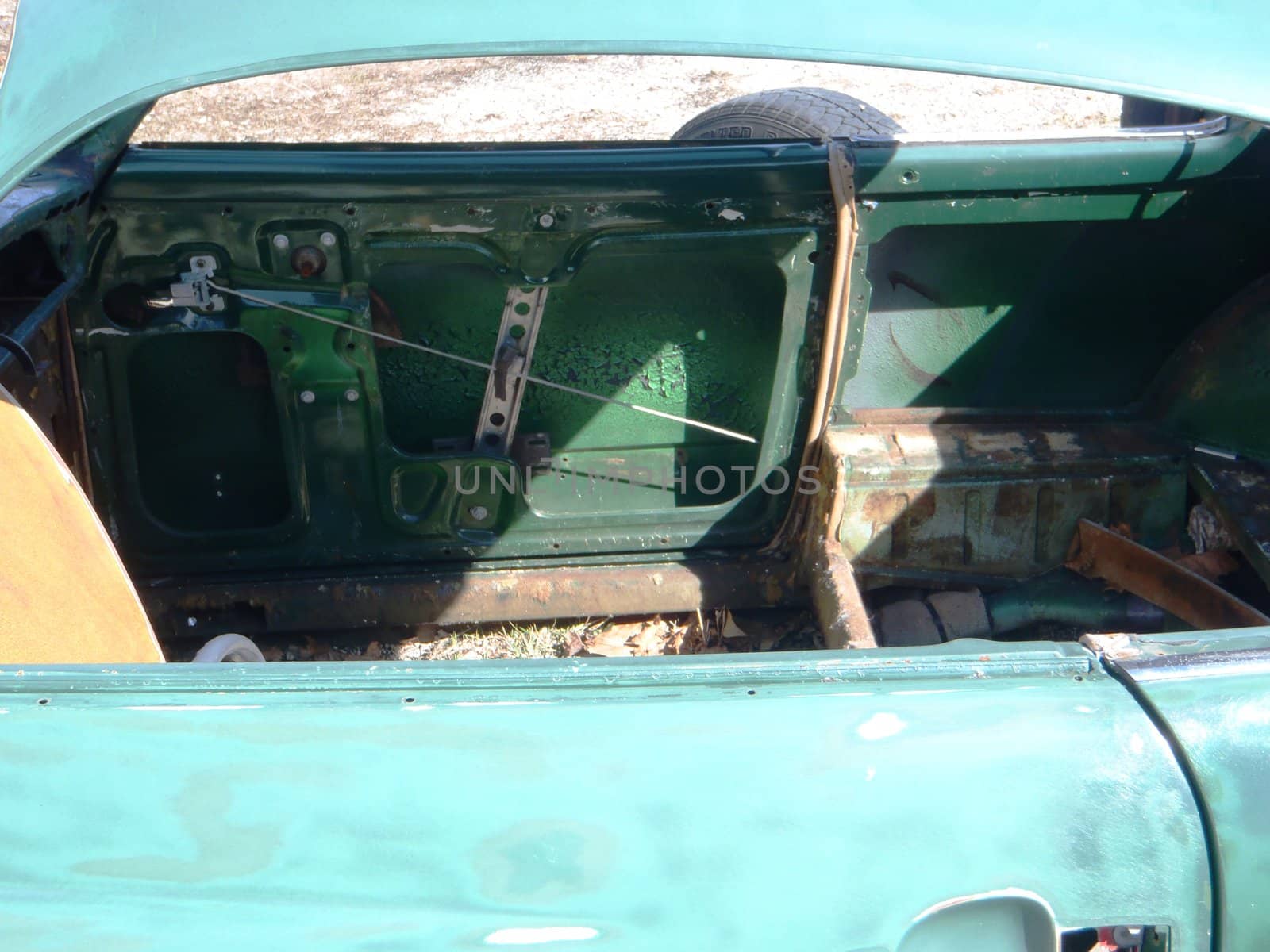 Classic car in pieces   by RefocusPhoto