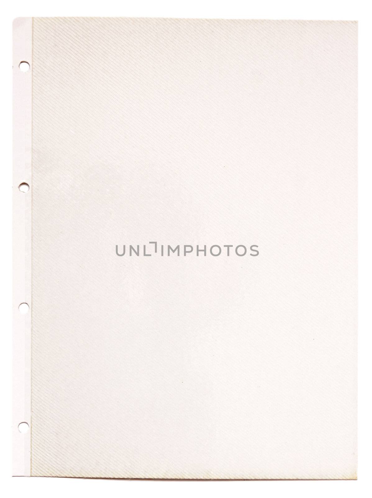 Isolated Photo Album Page by pcusine