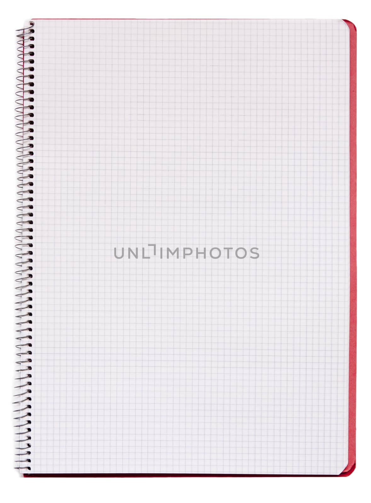 Isolated blank notebook by pcusine