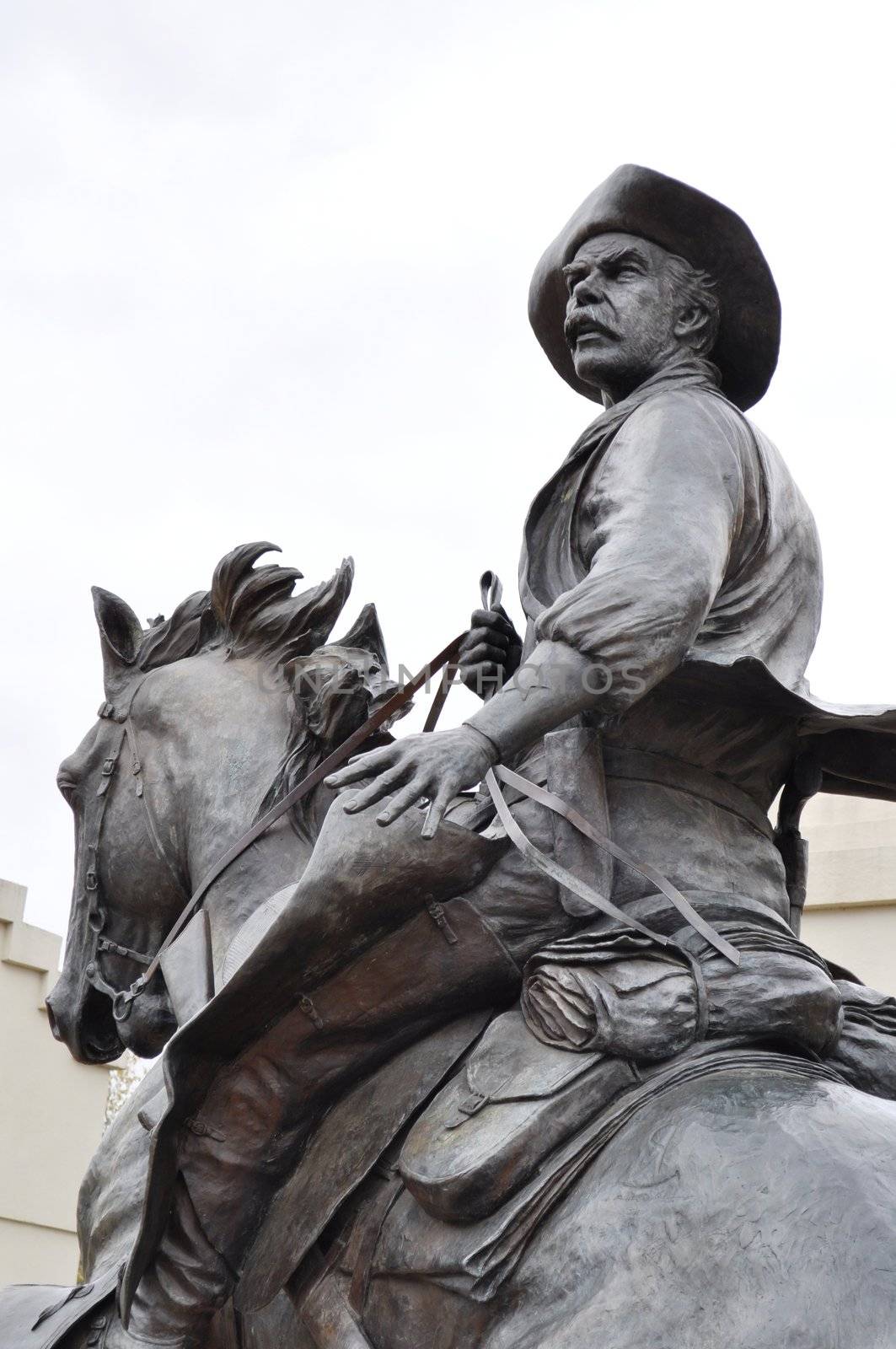 Waco statue man on horse