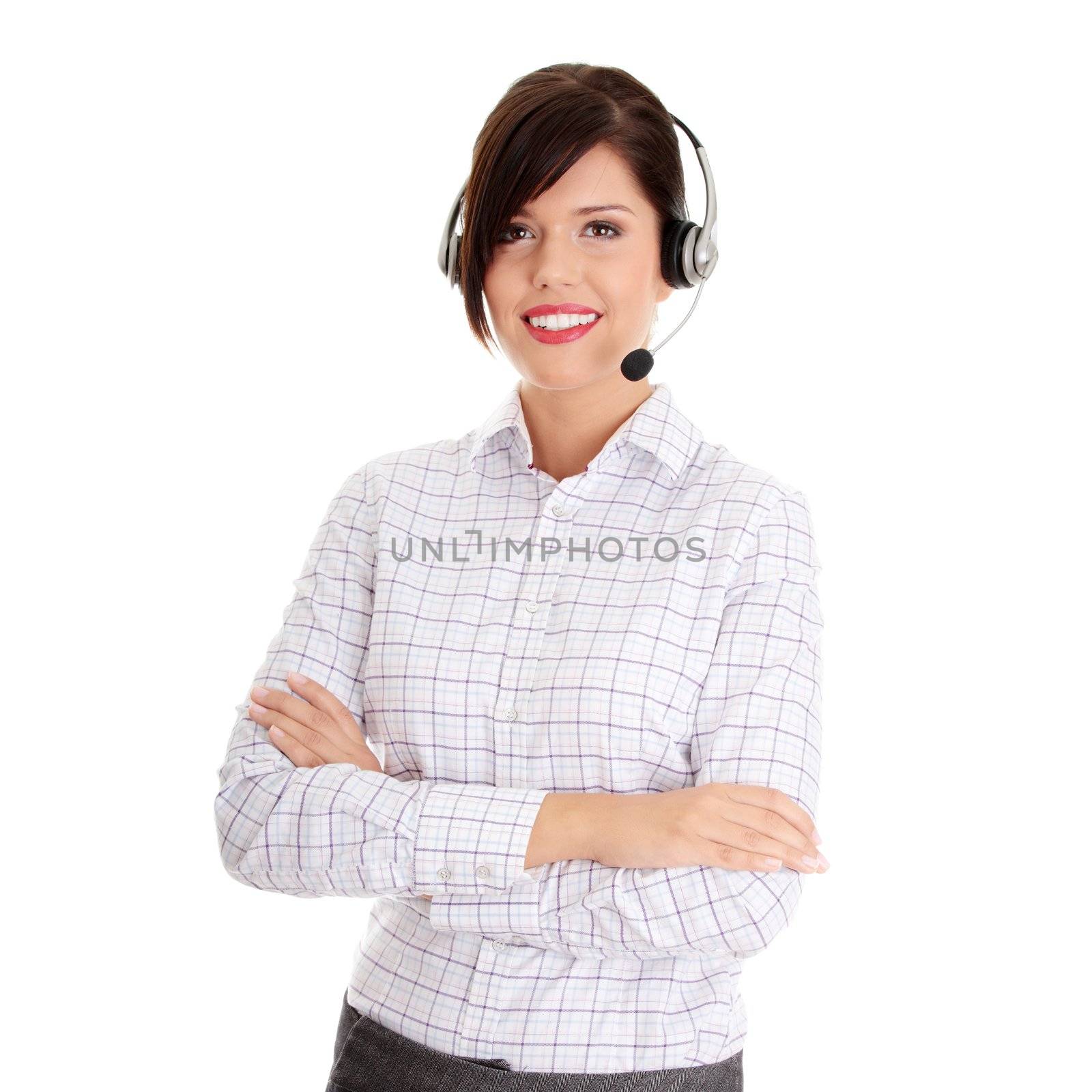 Call center woman by BDS