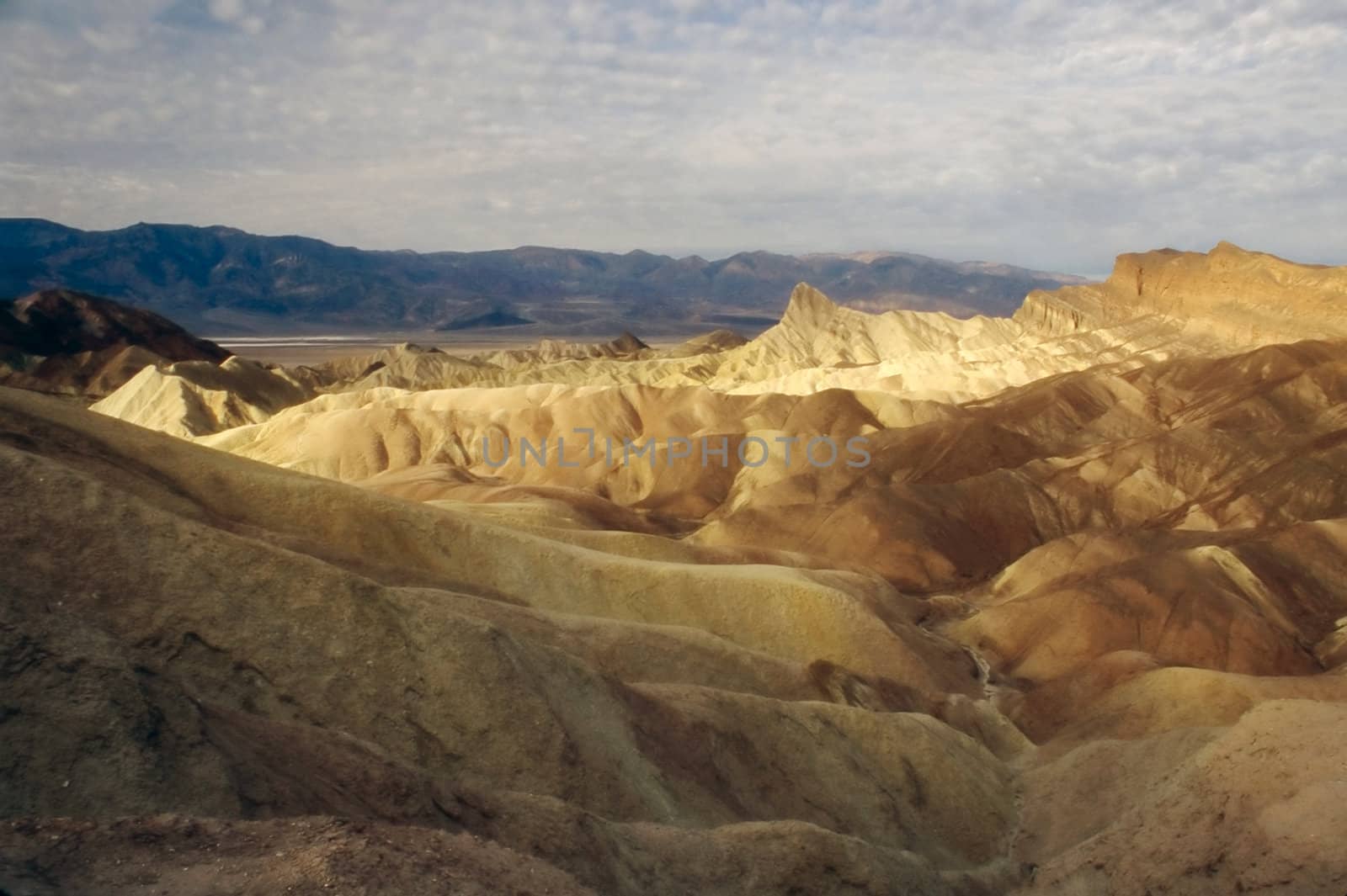 Zabriskie Point in Death Valley, California