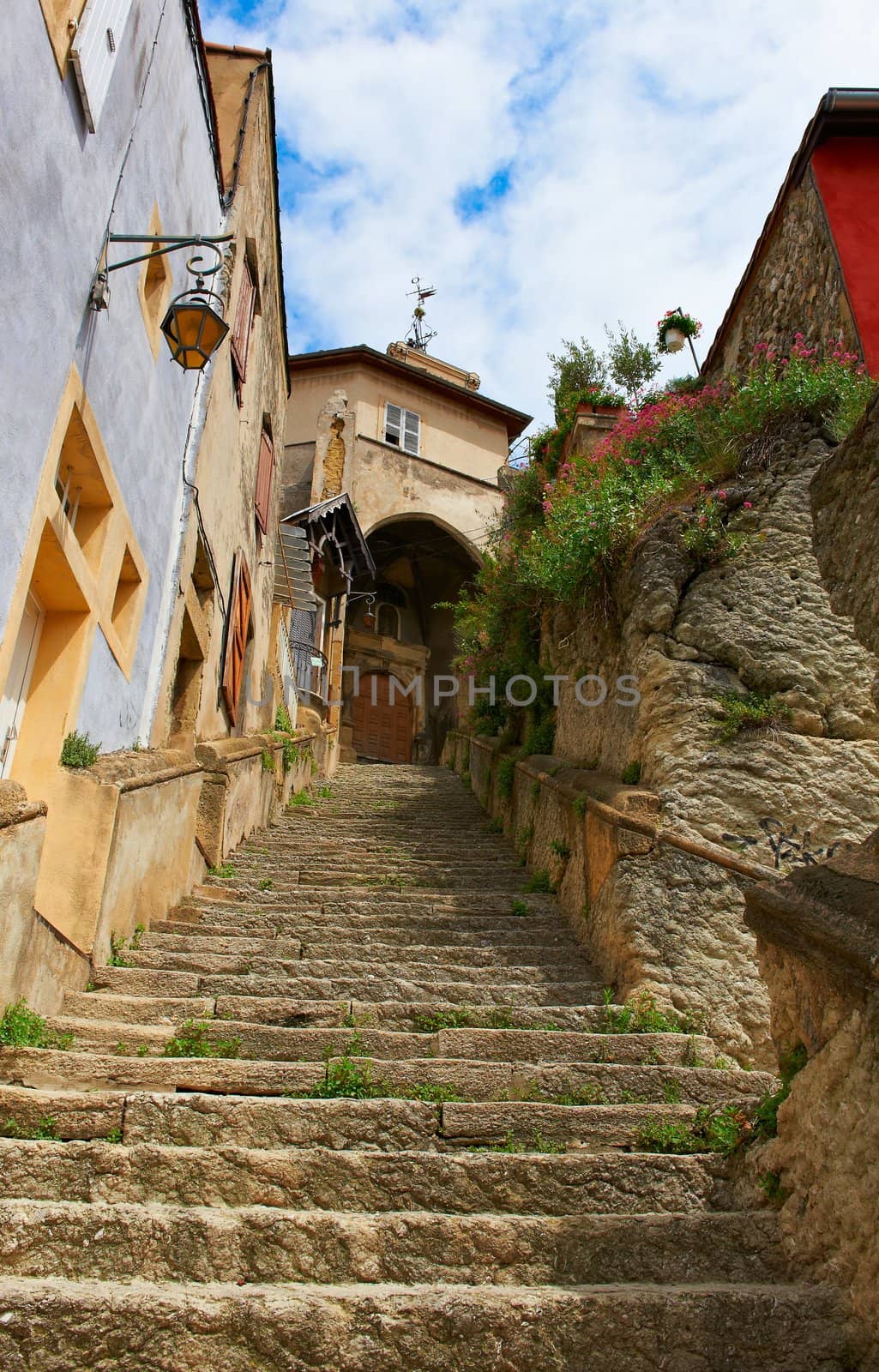 City Crest in France, Region Rhone-Alpes, Drome department