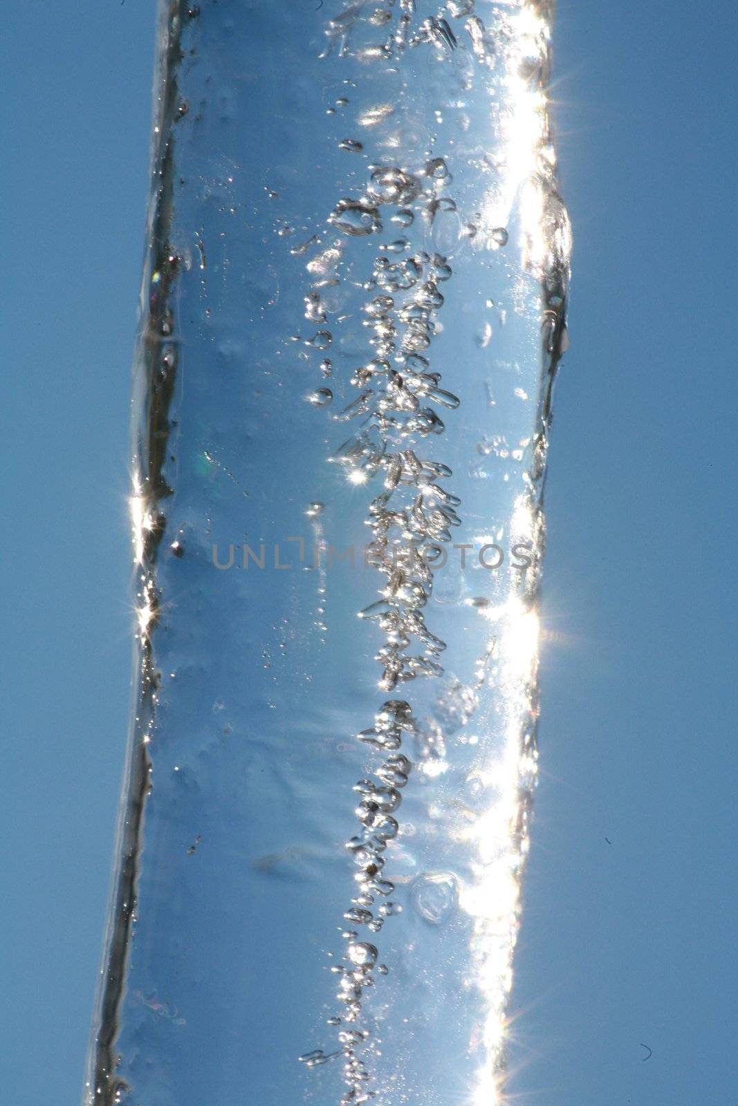 close-up of ice, very shallow Depth of field