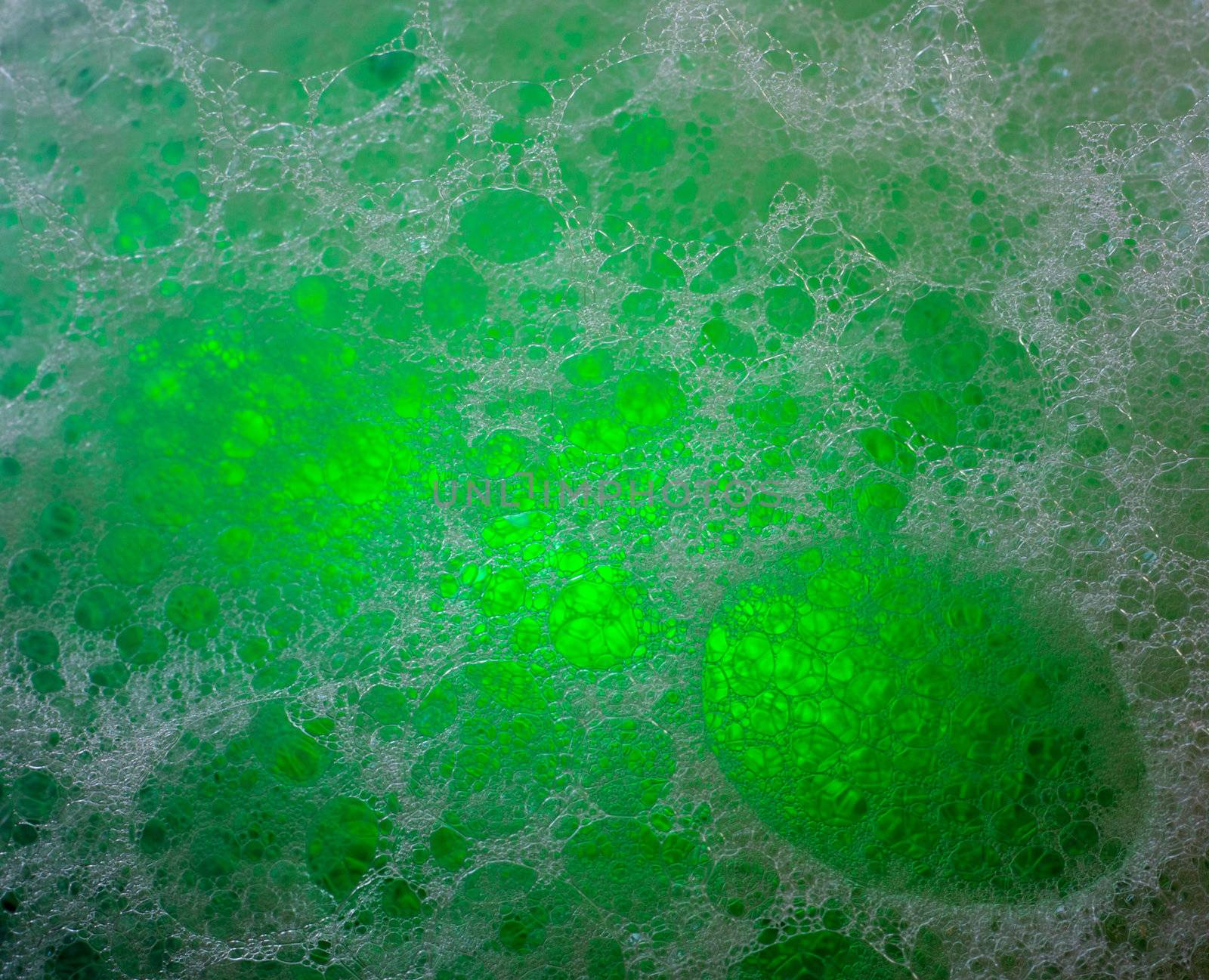 Bubbling Toxic waste with a menacing green radioactive glow