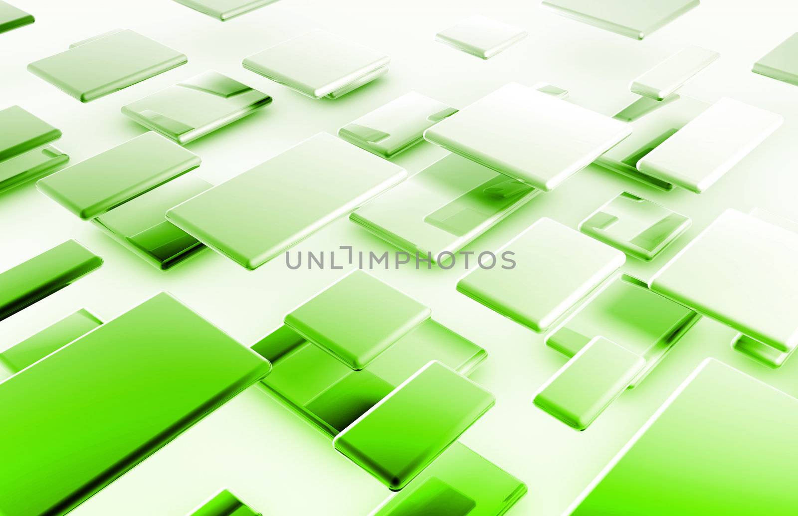 Technology Concept with Online Media Abstract Art