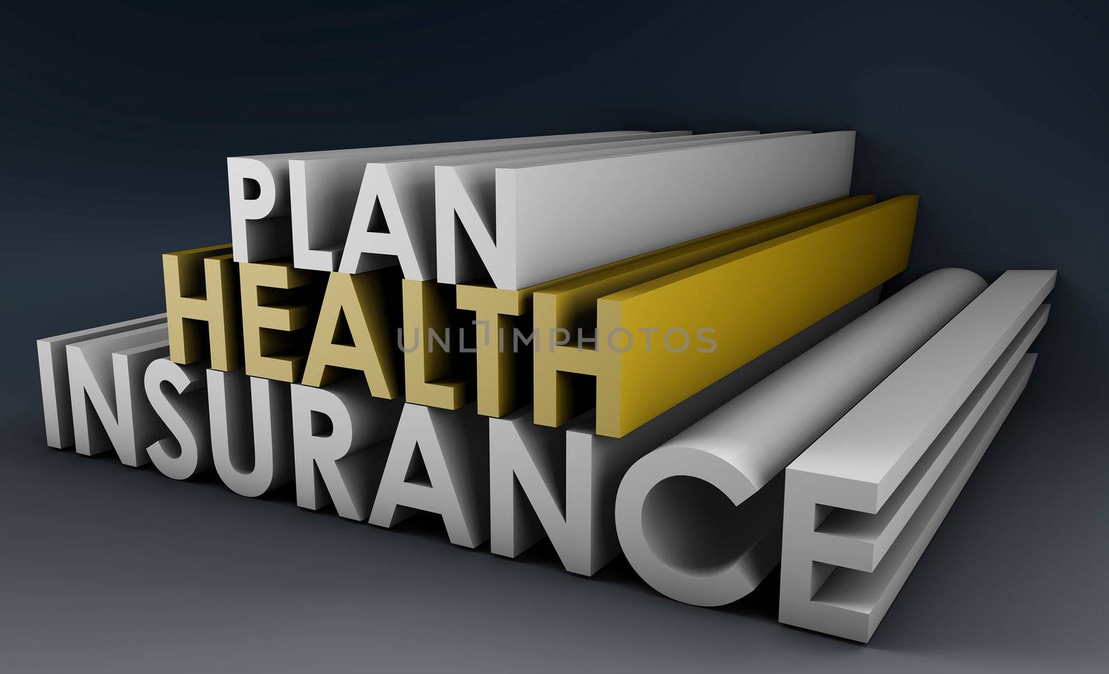 Health Insurance Plan Policy in 3D Art