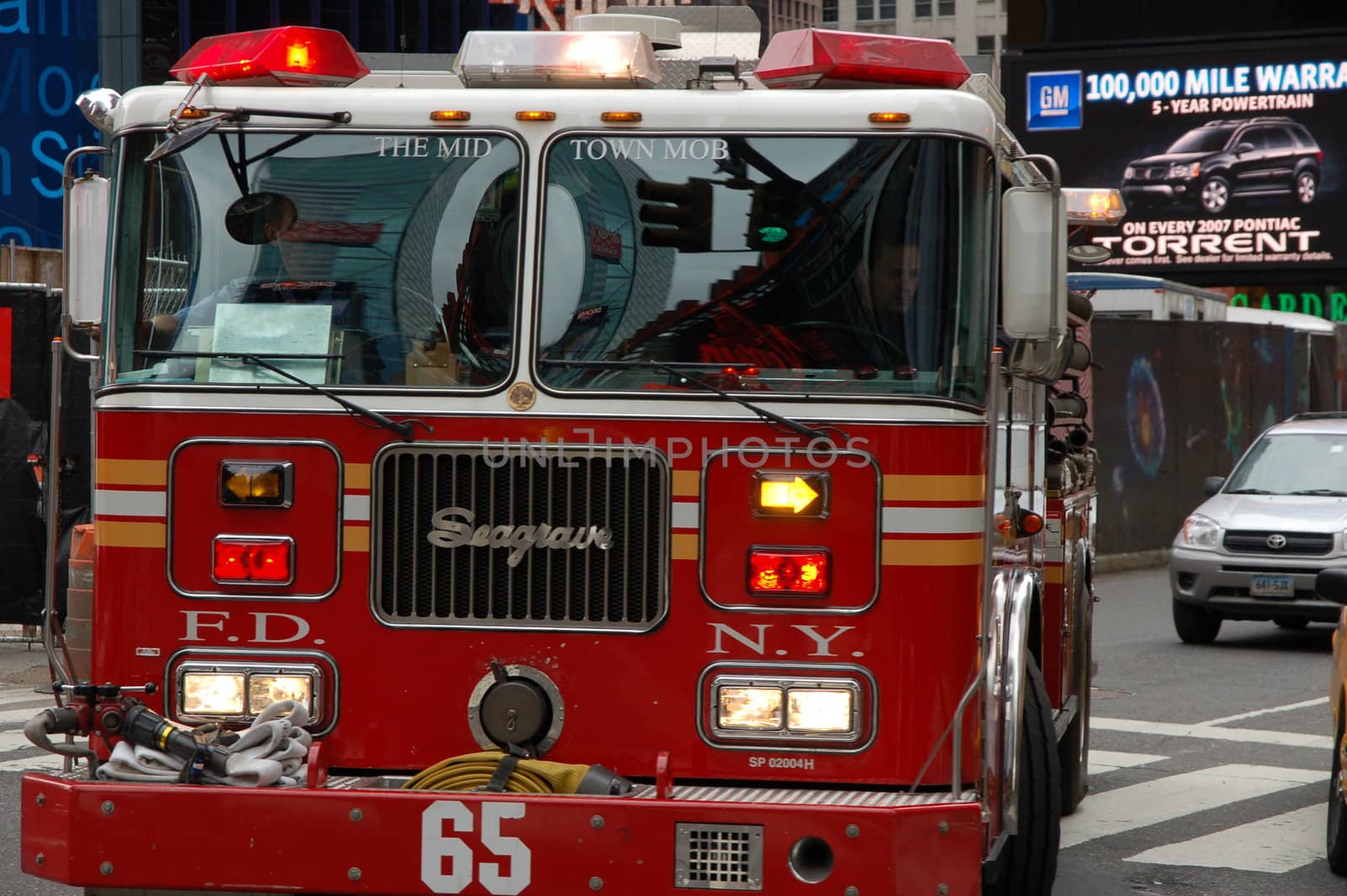 Firetruck in New York City