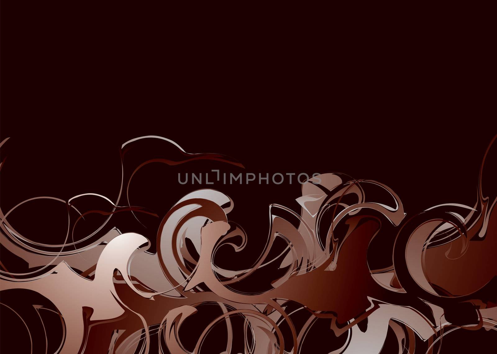 Abstract background with a smoke design in black and red