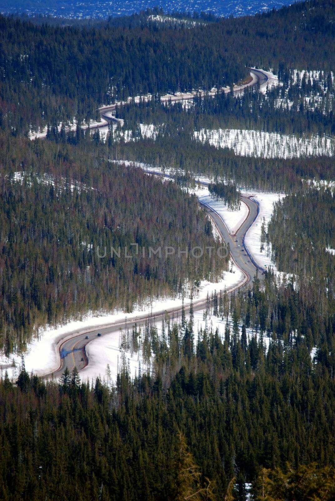 Century Drive - Road to Mount Bachelor by Eponaleah