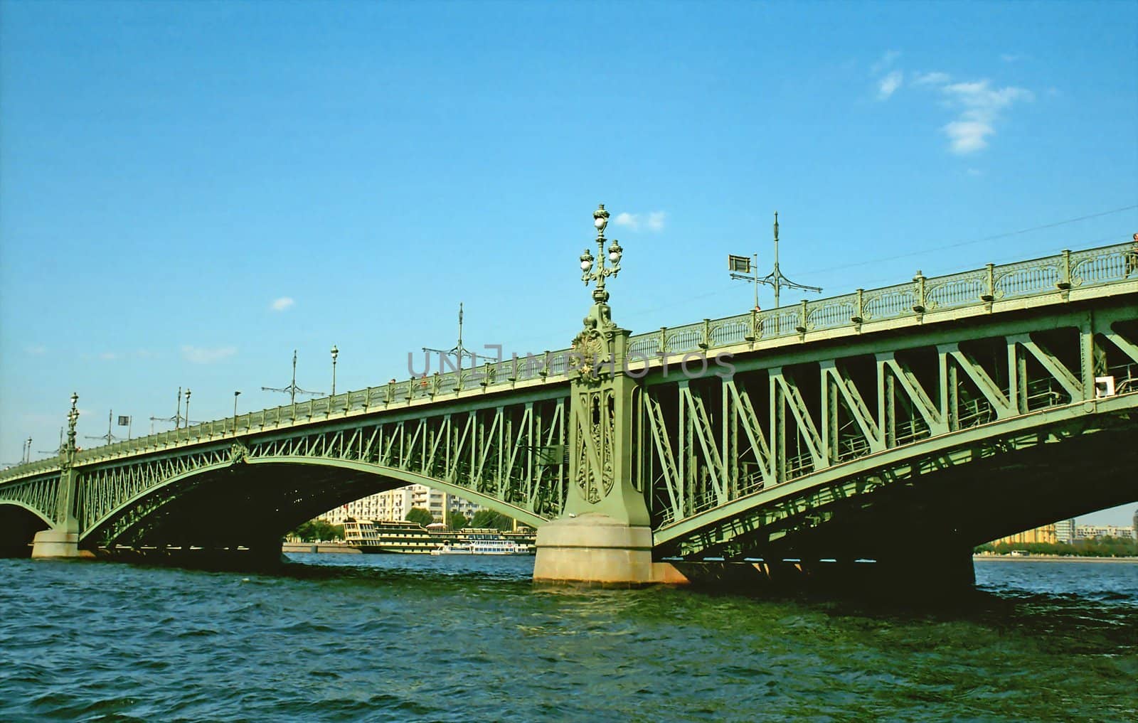 Bridge over Neva river by mulden