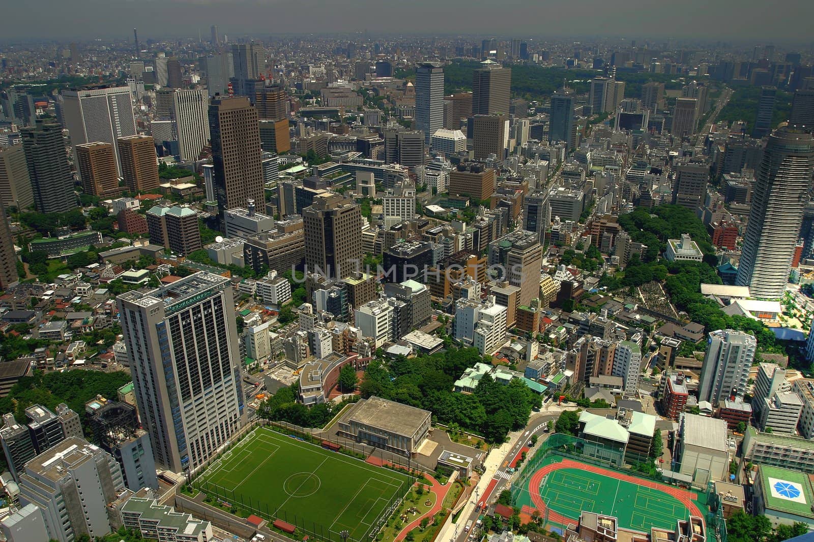 A beautiful view of Tokyo.