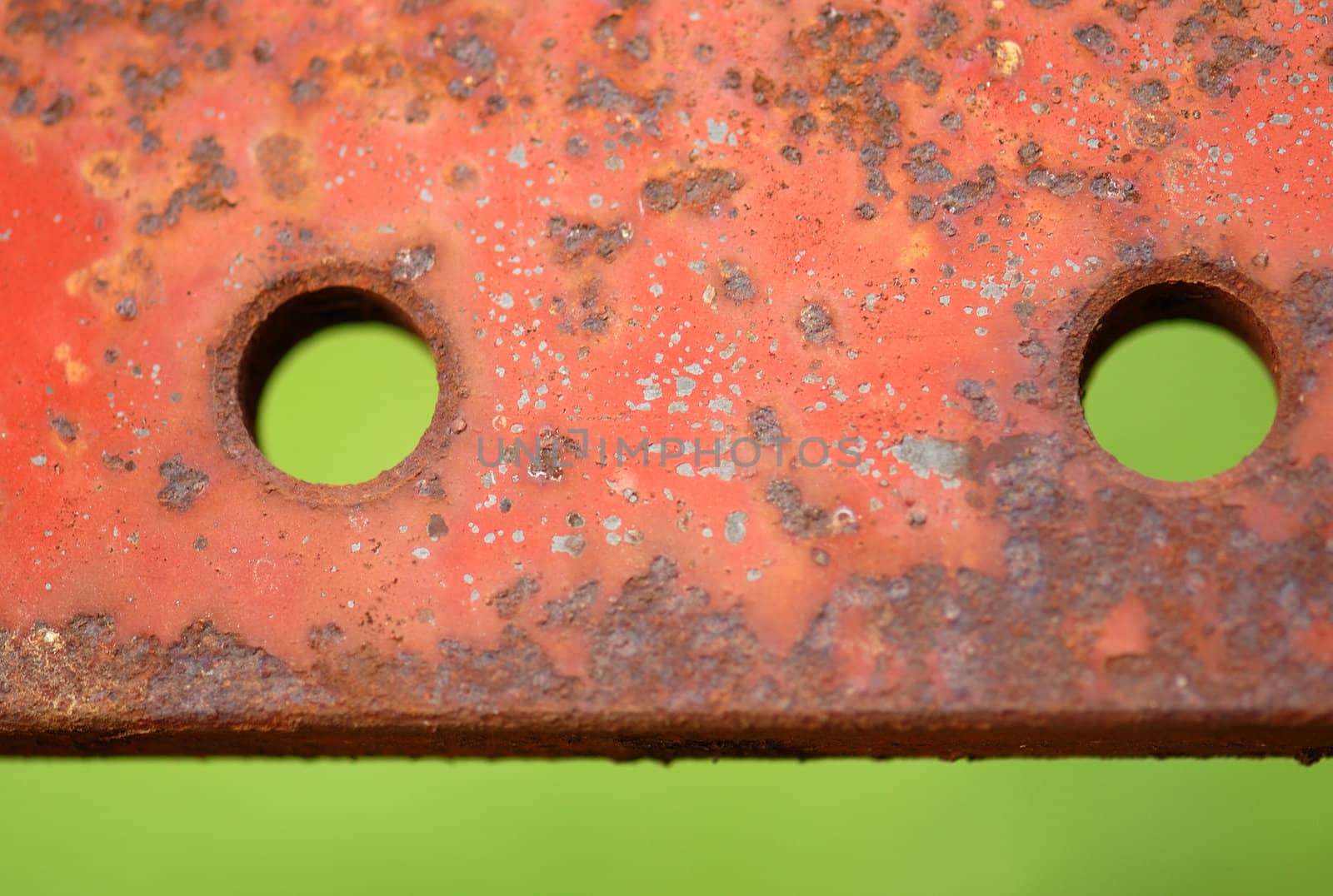 Rusty red metal sheet texture. Abstract background.