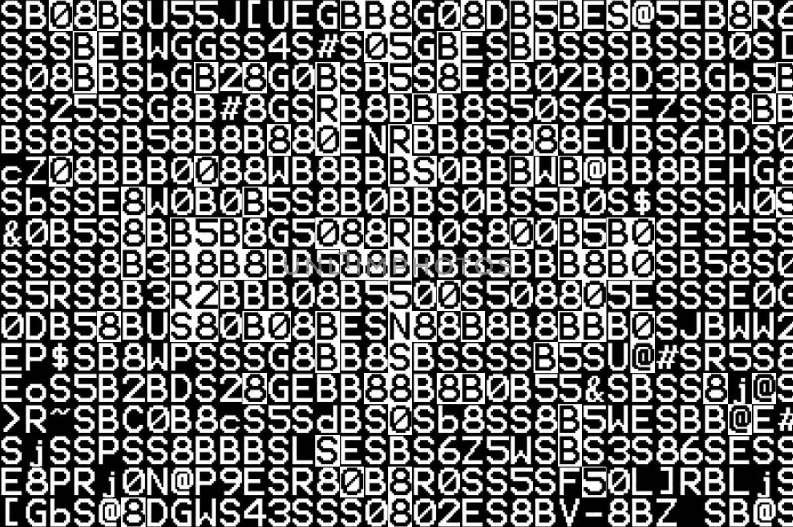 Computer code illustration. Abstract technology background pattern.