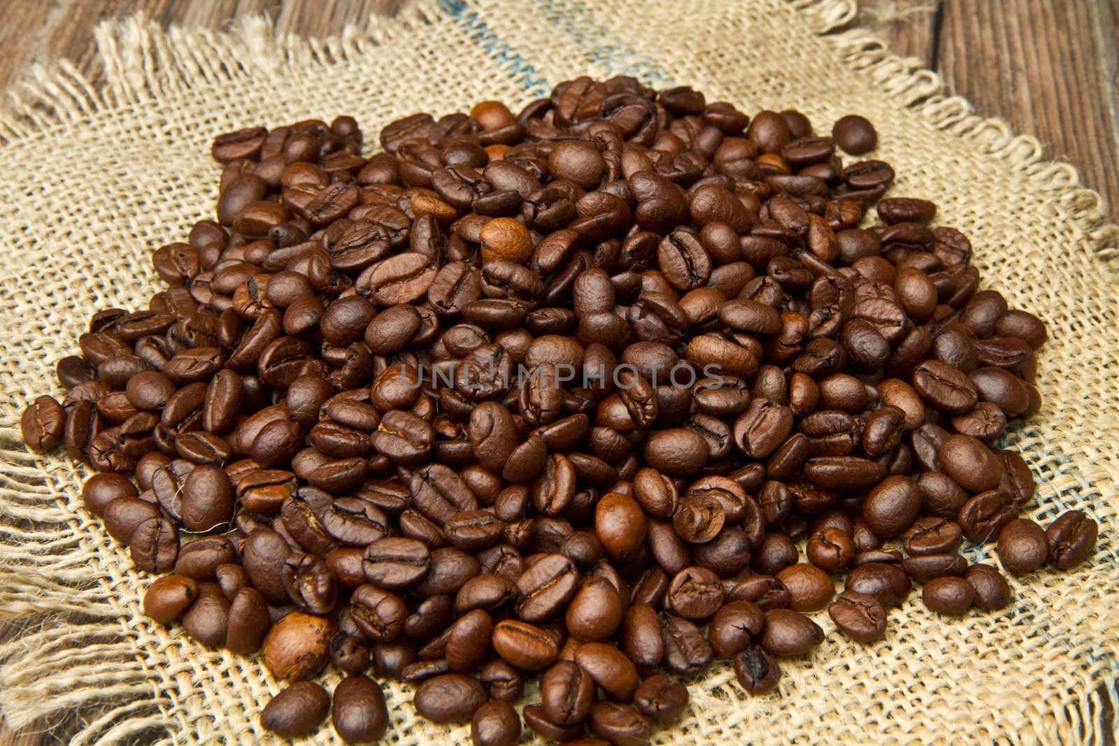 Studio Shot of Coffee Beans