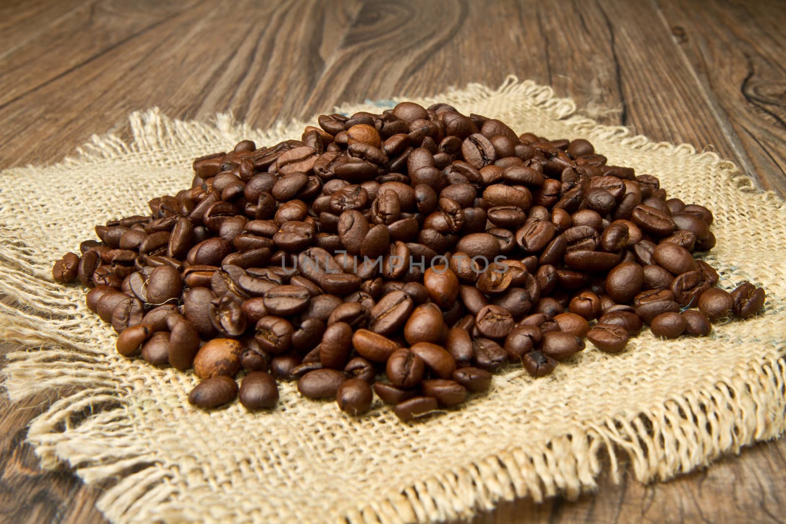 Studio Shot of Coffee Beans 