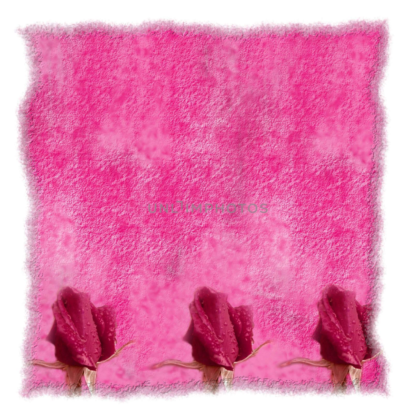 romantic pink parchment  by Carche