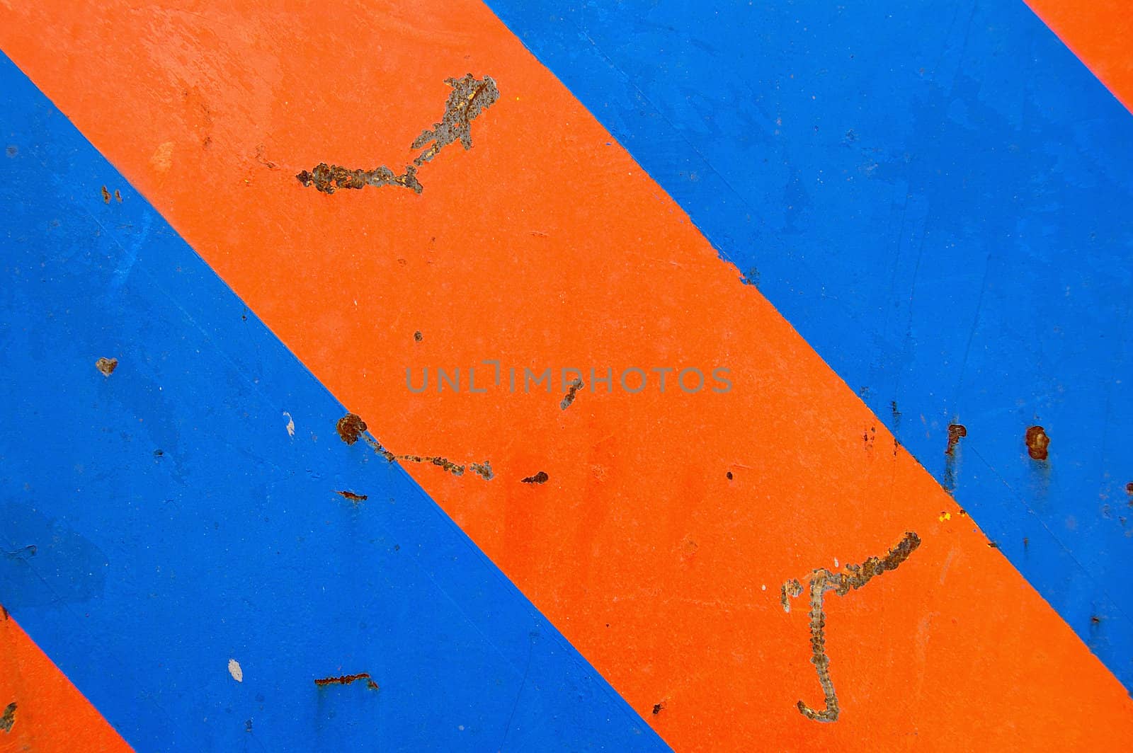 Industrial metal surface macro. Scratched paint and rust background.