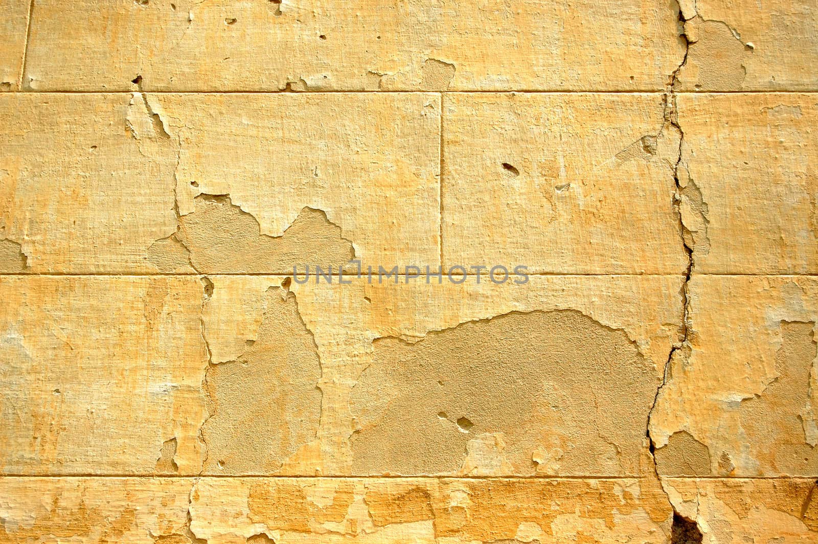 Abandoned late 19th century building ruins. Weathered wall detail.
