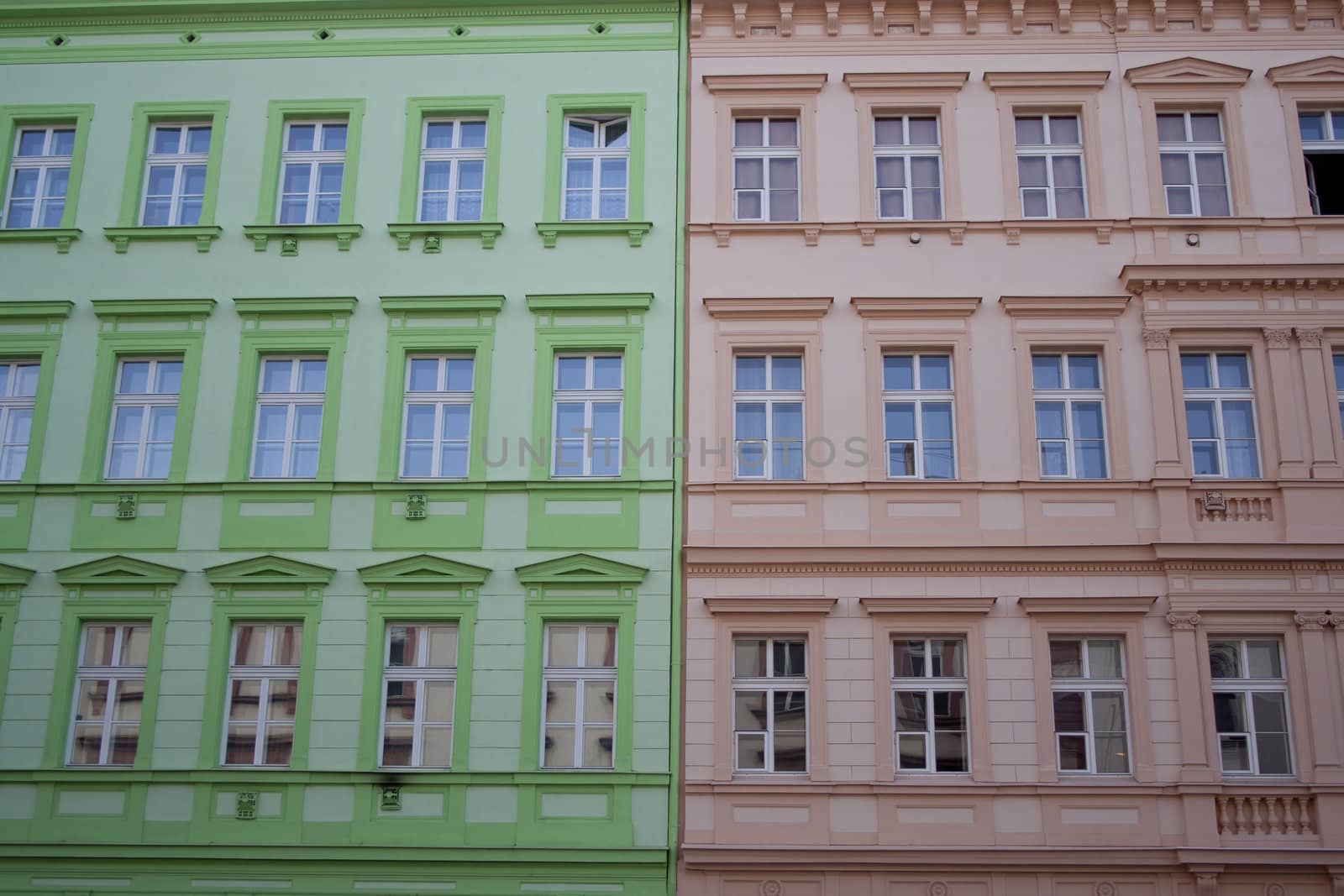 Building a wall in Prague Czech Republic