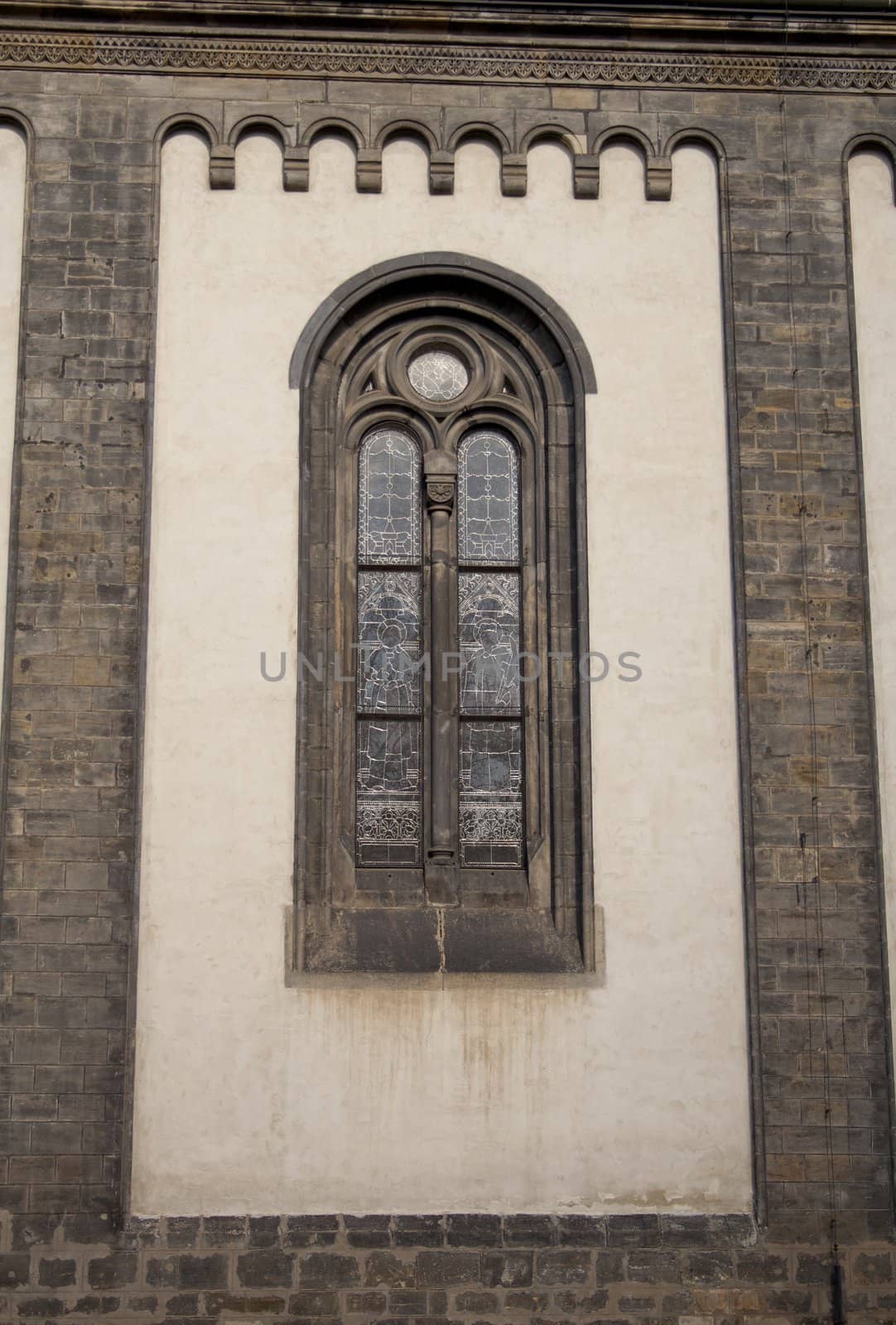 Window Door Church in Prague Czech Republic