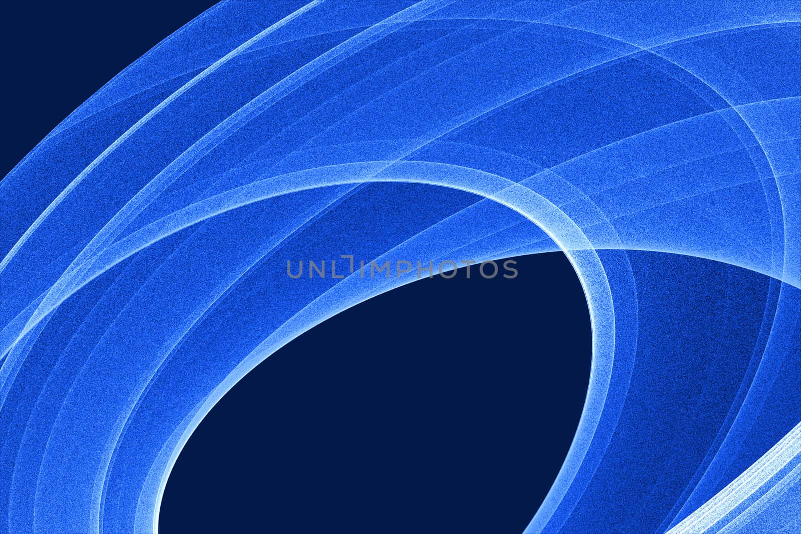Blue vortex spiral fractal illustration. Computer generated abstract background.