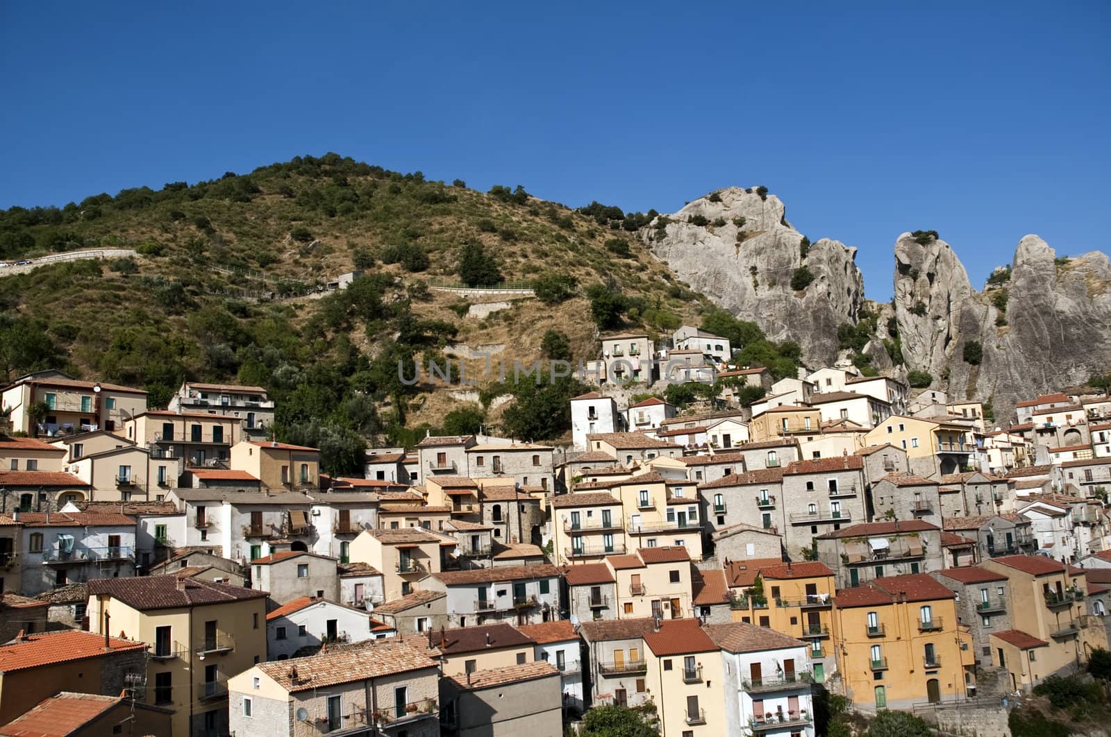 A glimpse of the country Castemezzano in Abruzzo