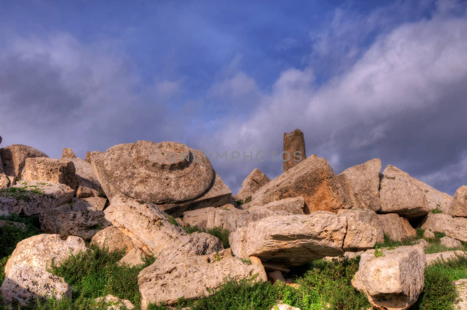 High Dynamic Range image of the temples of Selinunte