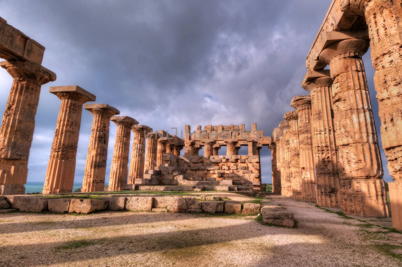 High Dynamic Range image of the temples of Selinunte