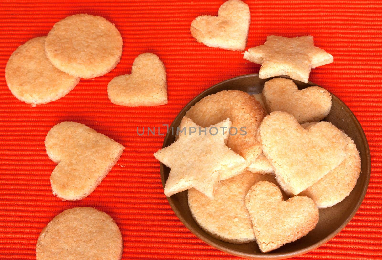 Almond Cookies for tea time, coffee, pause, breakfast