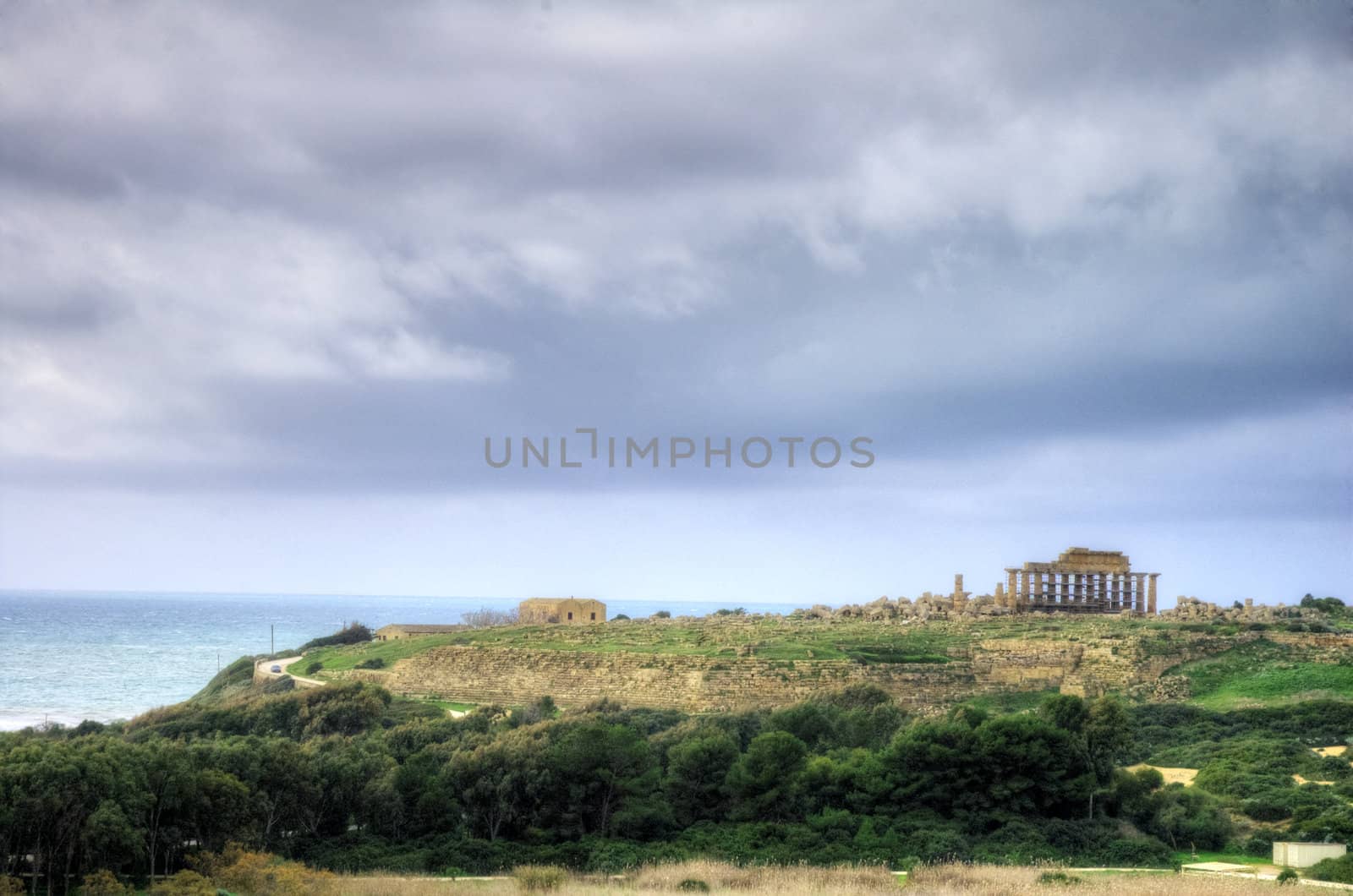 High Dynamic Range image of the temples of Selinunte