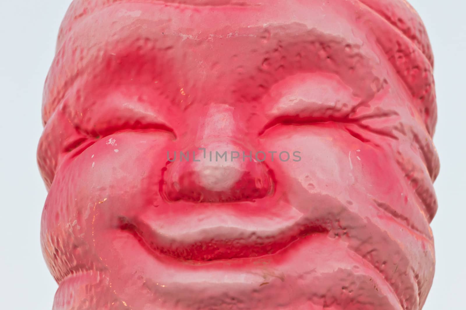 Representation of a smiling cotton candy