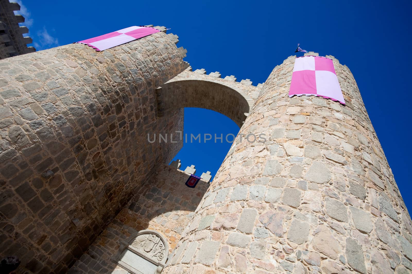 Wonderful medieval outer wall that protects and surrounds the city of Avila