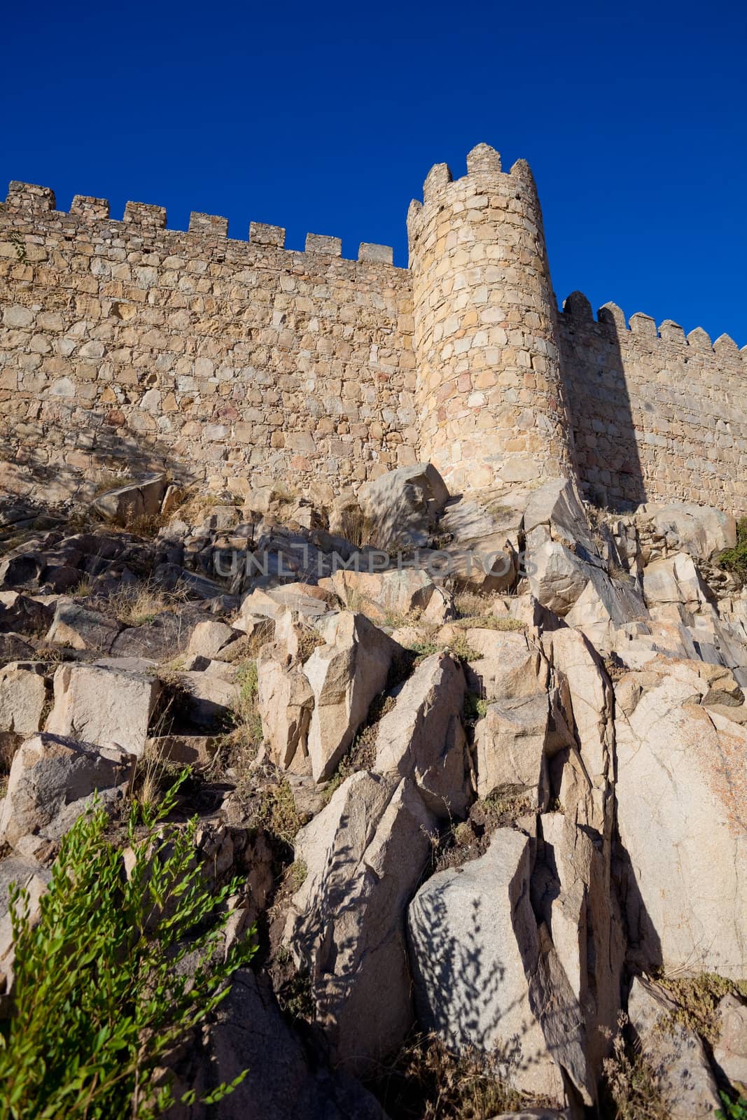 Wonderful medieval outer wall that protects and surrounds the city of Avila