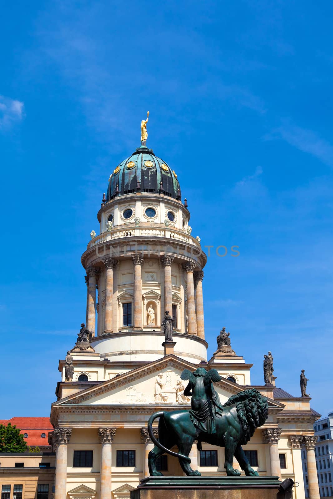 The French Church of Friedrichstadt, Gendarmenmarkt, Berlin, Germany.