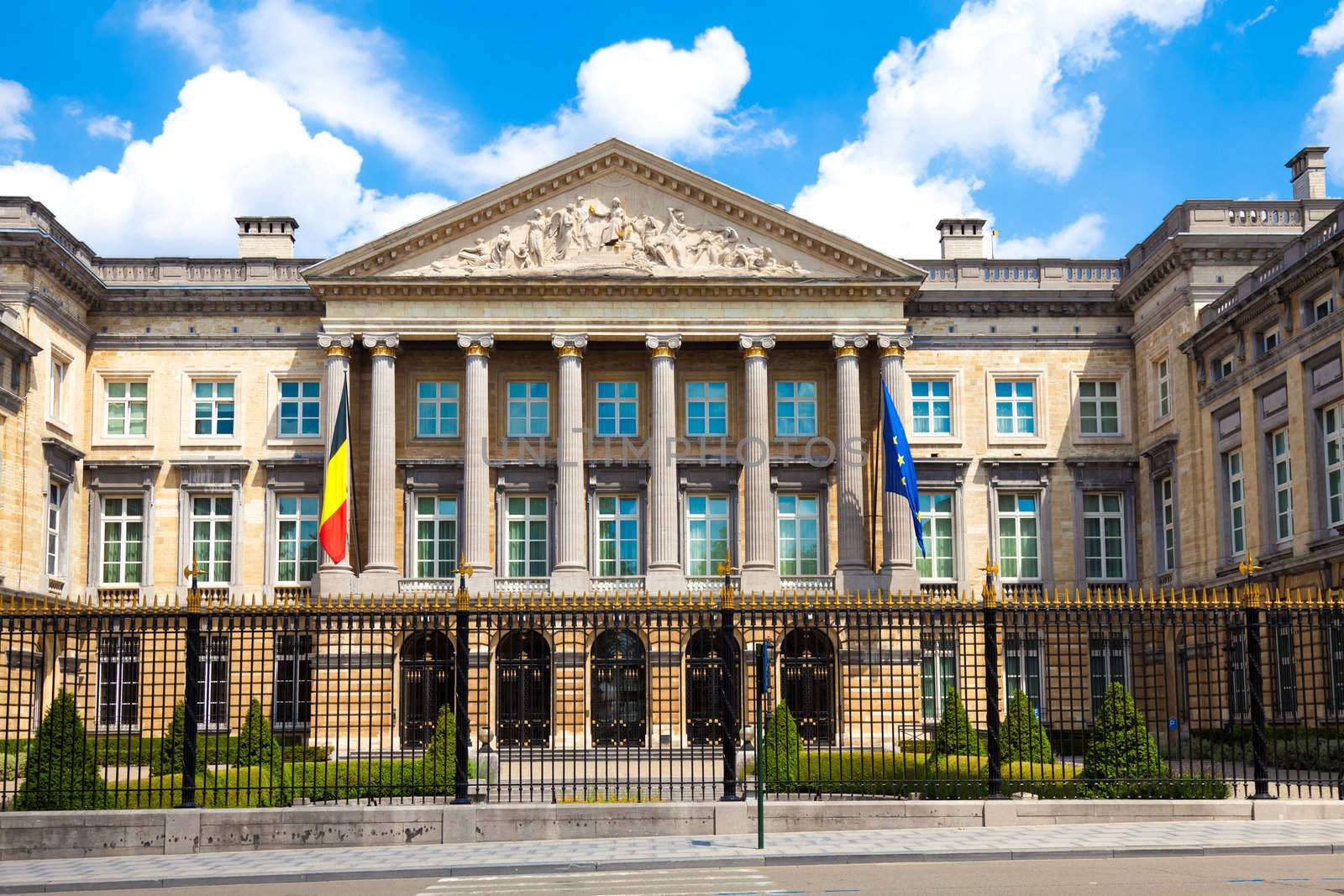 Palace of the Nation in Brussels (French: Palais de la Nation; Dutch: Paleis der Natie) - seat of the Belgian Federal Parliament
