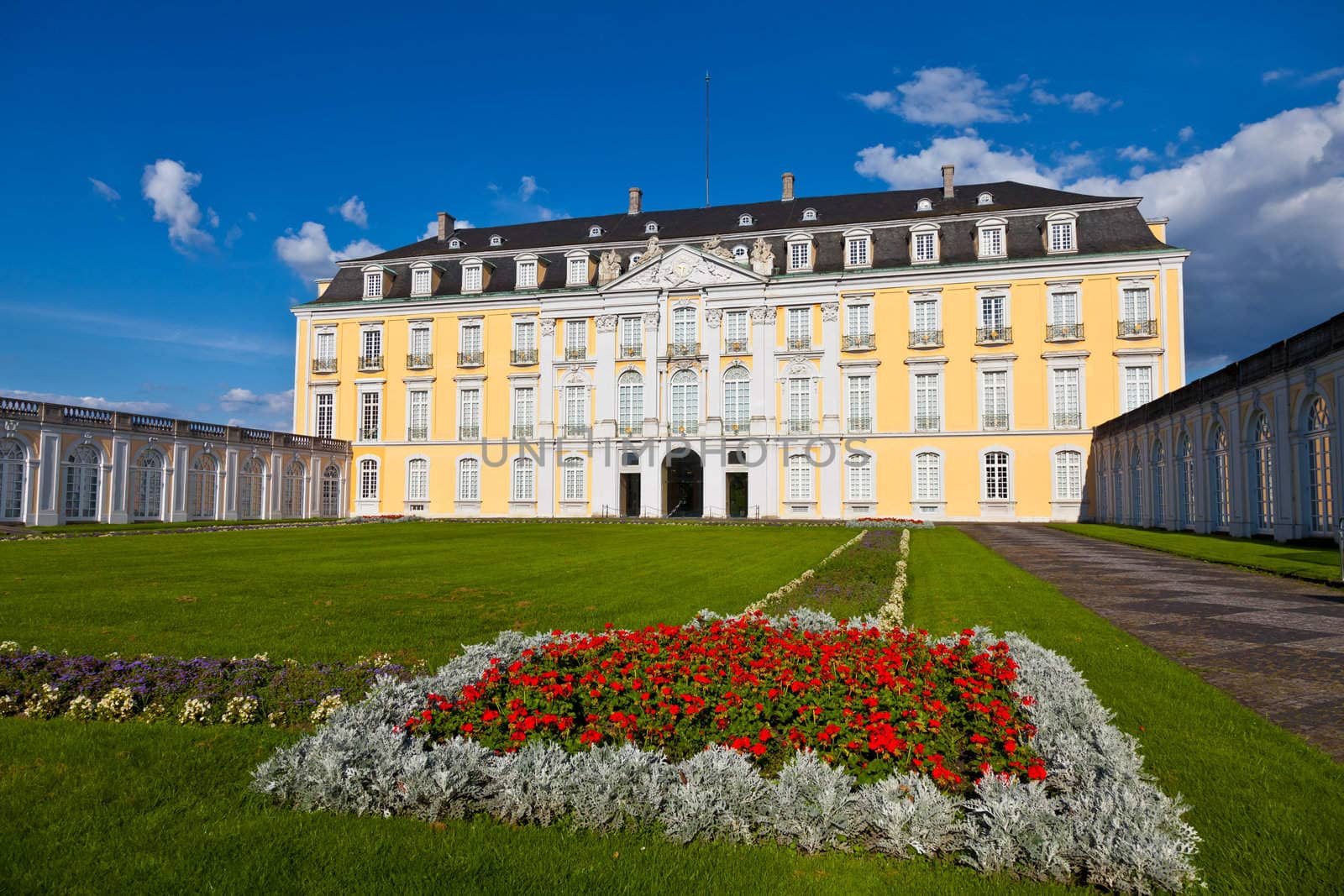 The Augustusburg Palace in Brühl near Cologne, Germany. UNESCO World Heritage Site.