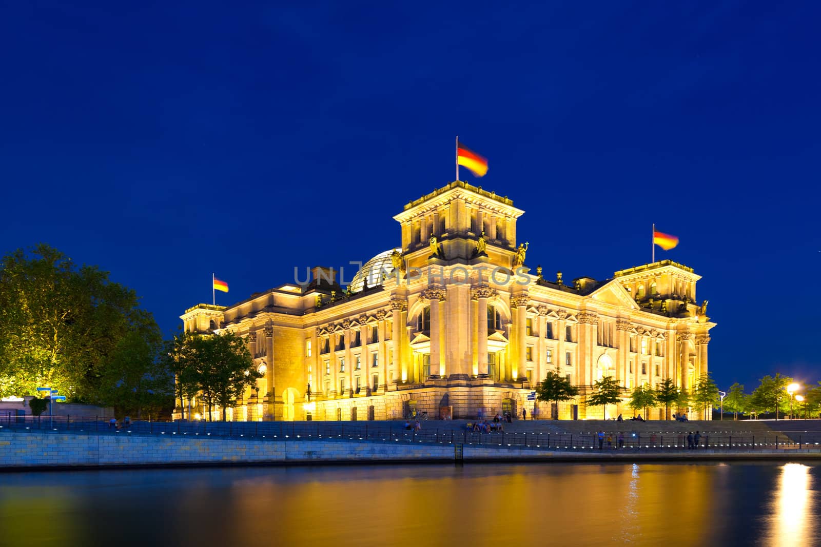 The Reichstag building in Berlin housing the German parliament