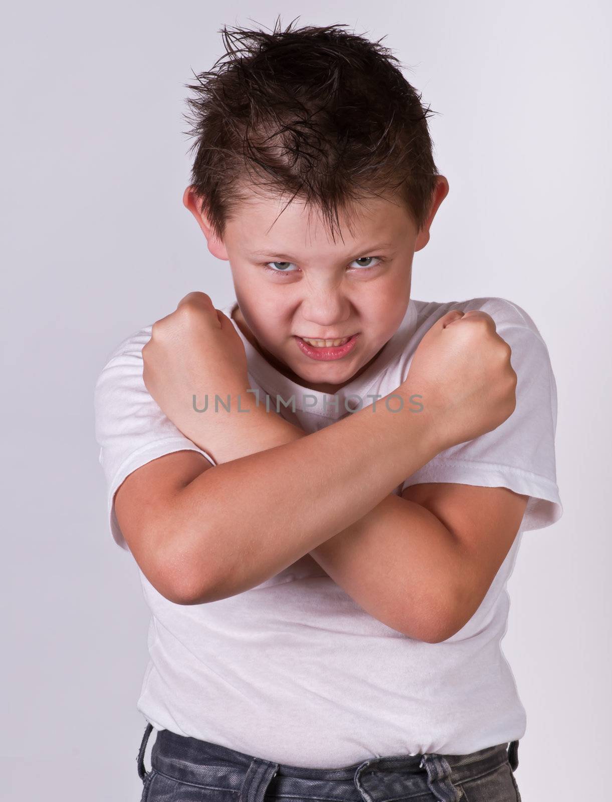 Portrait of emotionally kid. Funny little boy. Beautiful caucasian model.