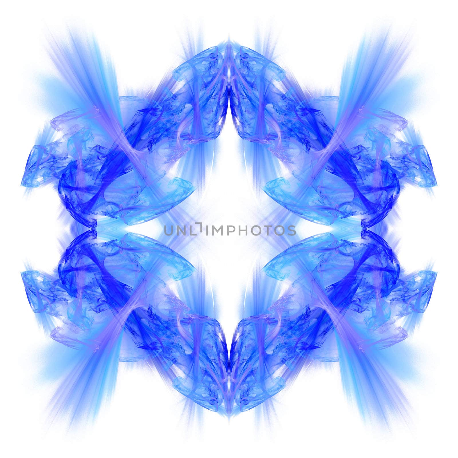 Abstract Symmetrical Fractal Background