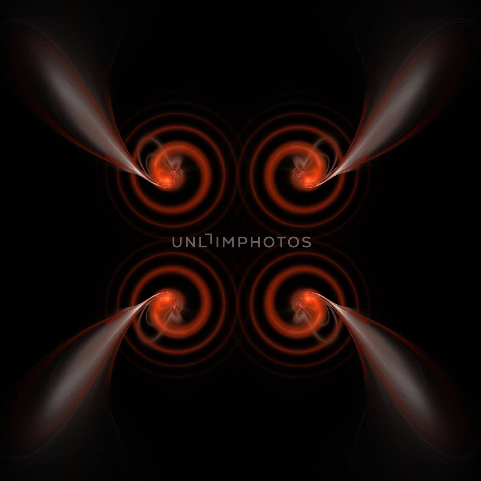 Abstract Symmetrical Fractal Background