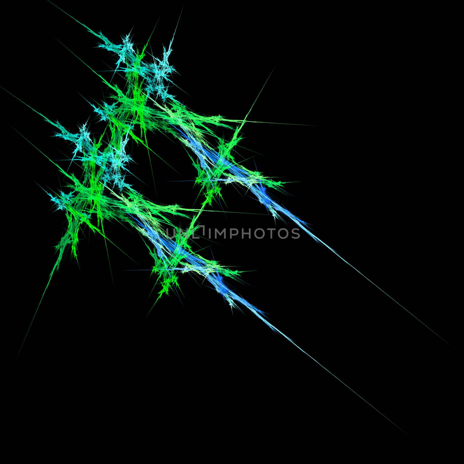 Abstract Symmetrical Fractal Background