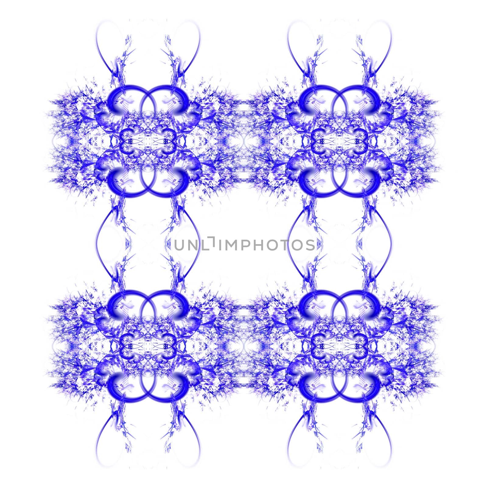 Abstract Symmetrical Fractal Background