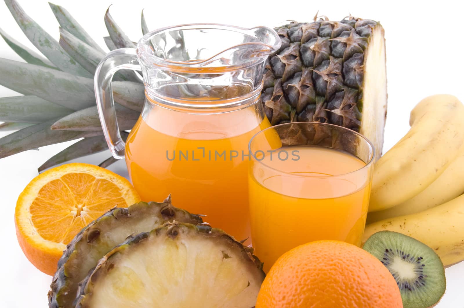 Multivitamin juice and fruits by Angel_a