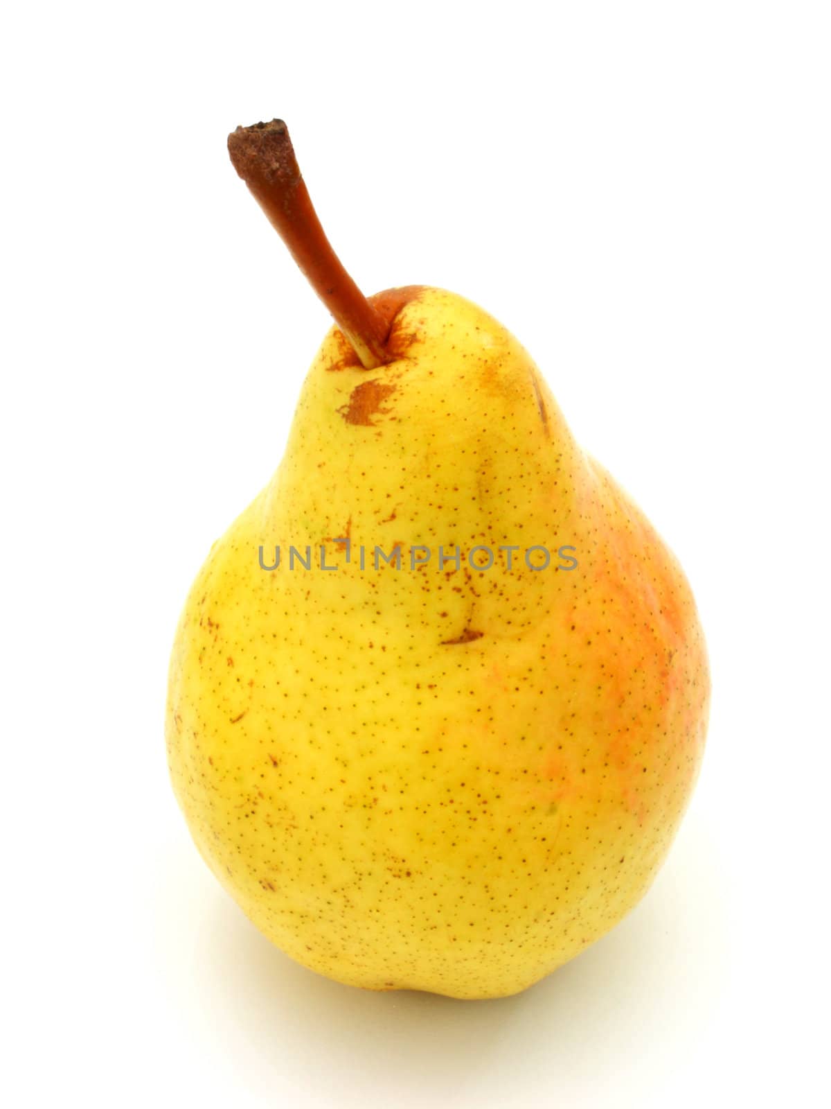 Ripe pears.Objects are isolated on a white background.
