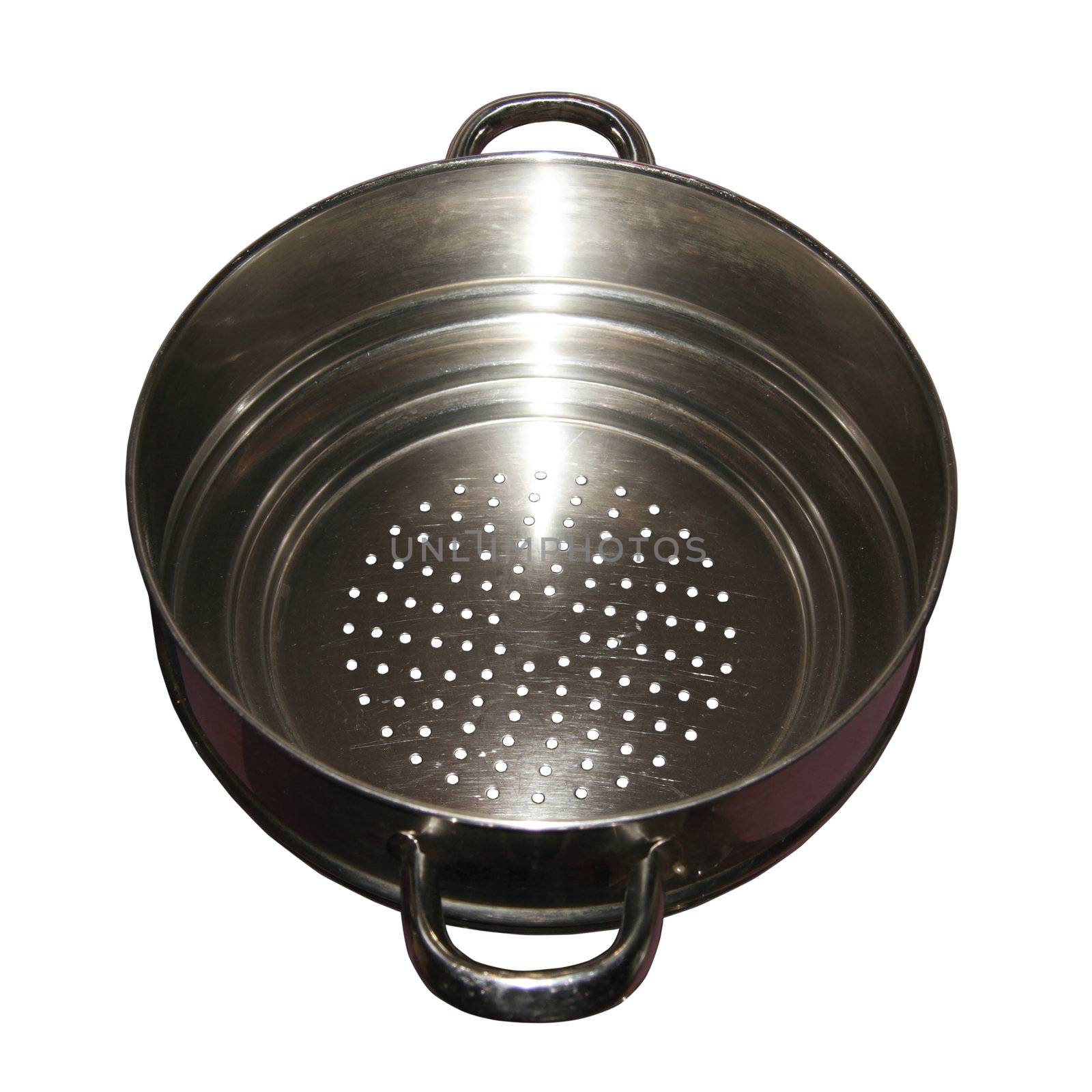 cut out of a kitchen colander