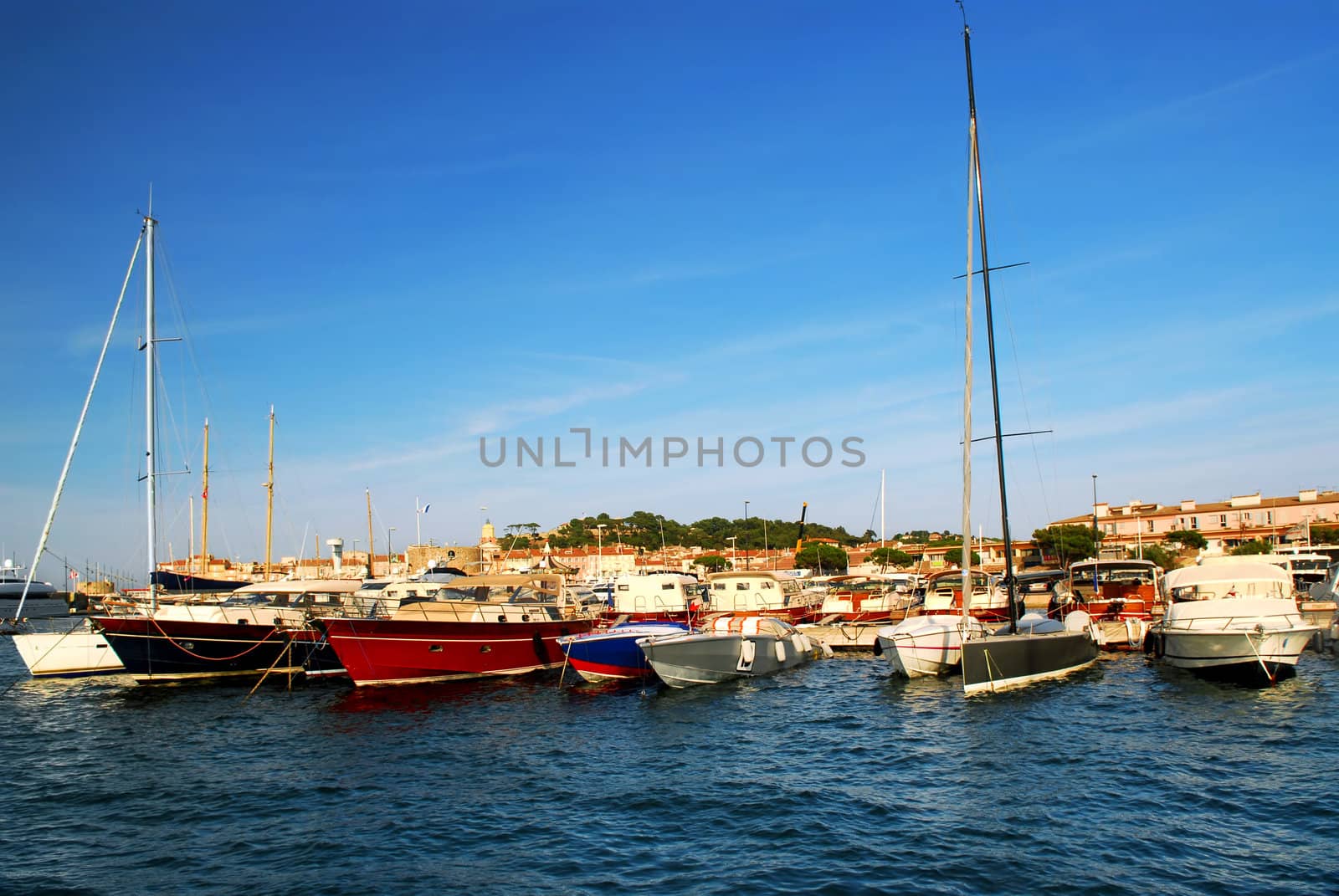 Boats at St.Tropez by elenathewise