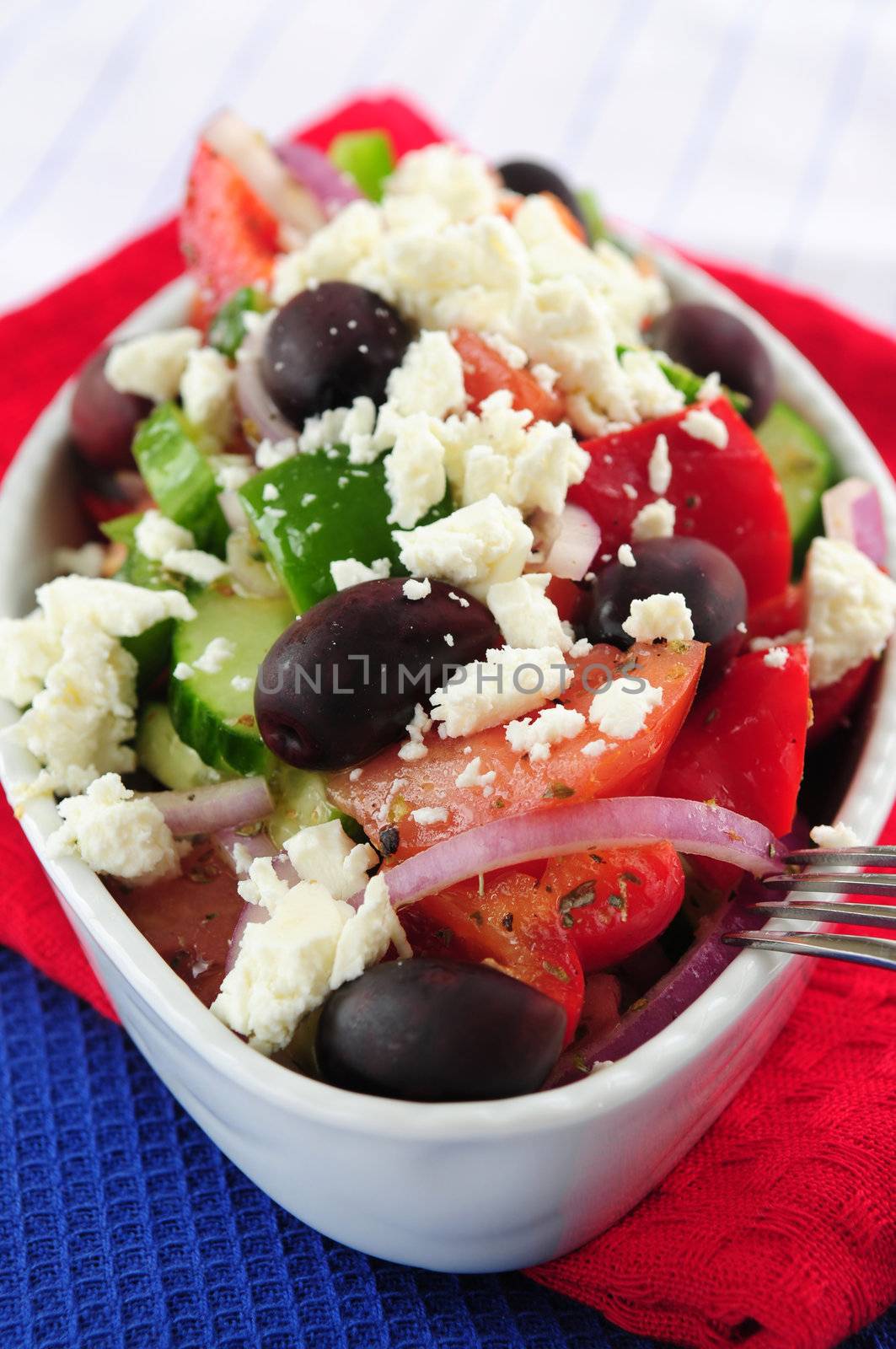 Greek salad by elenathewise