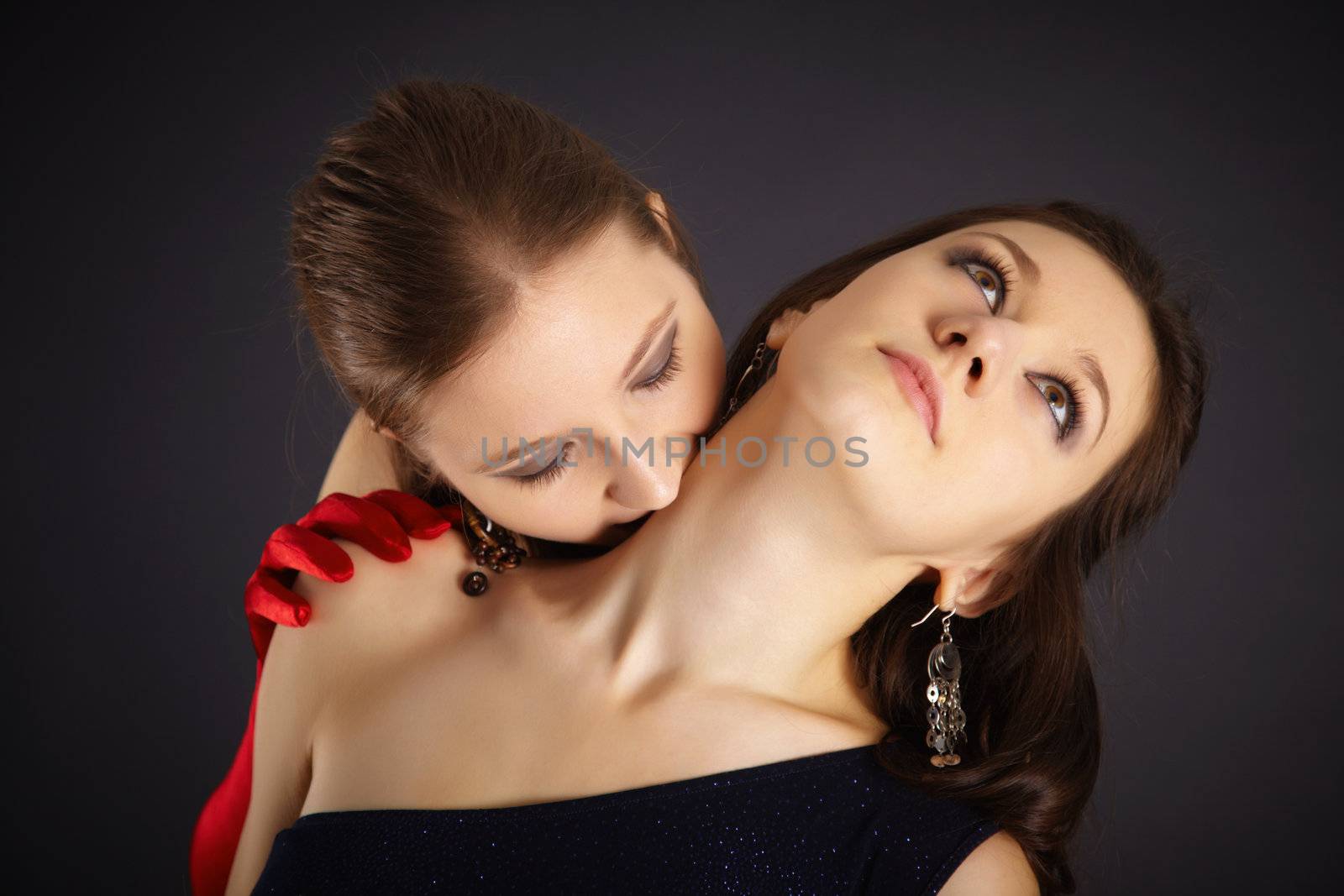 Two girls portrayed vampire and the sacrifice by pzaxe