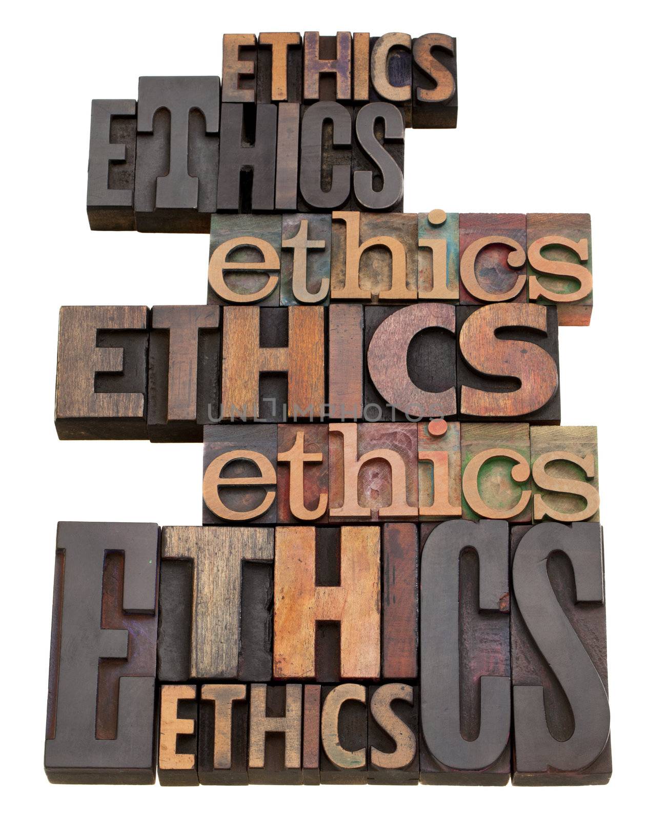 ethics word collage by PixelsAway